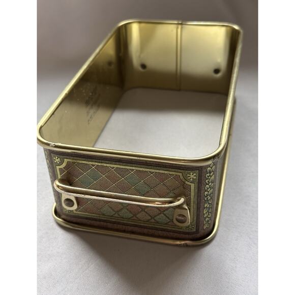 Vintage Pyrex Metal Loaf Pan Cradle Floral Fruit Handles Fits 1.5 Qt Bread Dish - Picture 4 of 7